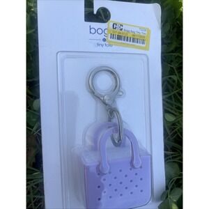 BOGG Bag Purple Lilac Tiny Tote Keychain Clip-on Bag Charm